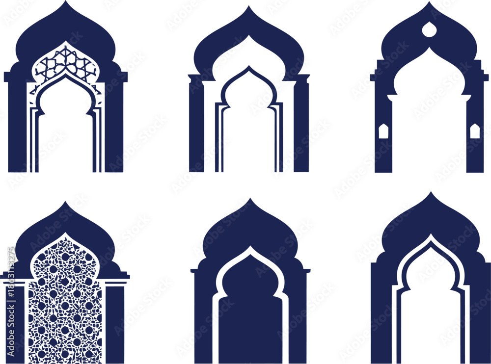 Fototapeta premium Elegant Arch Vector Designs for Modern Decorative Use