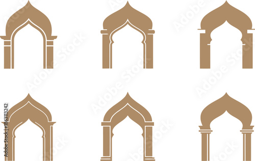 Elegant Ornamental Arch Design Vector for Modern Architecture