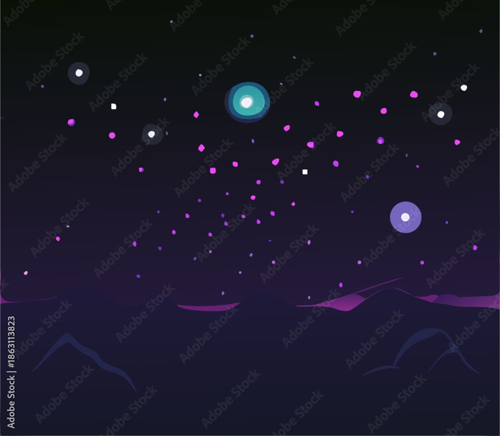 Fototapeta premium night sky with stars