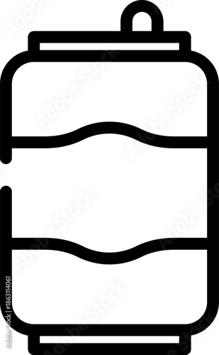 Rounded  Stroke Drink Icon