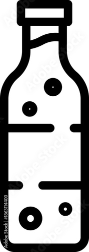 Rounded  Stroke Soda Icon