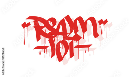 PSALM 101 graffiti tag style design