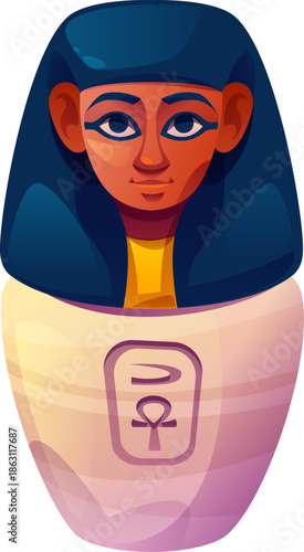 Pharaoh Cremation Vase