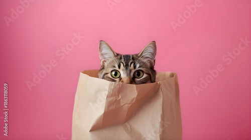 cat in a bag