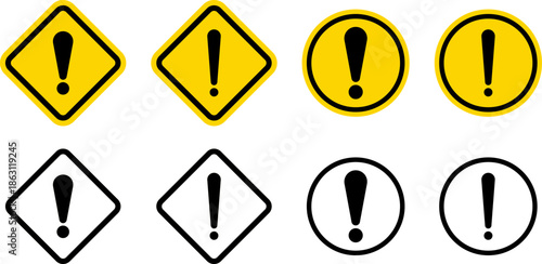 Collection of warning signs