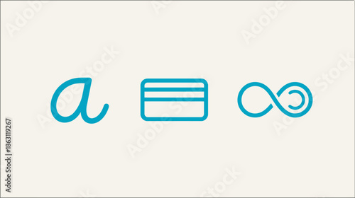 Modern digital finance concept: Easy payment access with a credit card icon leading to unlimited financial possibilities and future growth.