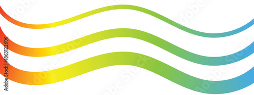 Colorful squiggles with hand drawn grunge texture, abstract bold wavy lines and swirls. Fun childish line wave and spiral doodles, curvy stripes, simple playful linear scribbles vector set