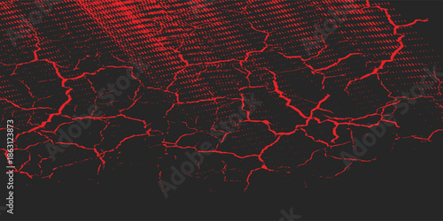 Dynamic black and red grunge halftone abstract background with diagonal brush stroke texture, modern and bold design suitable for sports posters, gaming banners, racing themes, digital advertising.