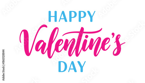 Celebrate Valentine's Day with this lovely lettering. A greeting card template that’s handwritten for the special day. It includes modern calligraphy and a hand-lettered message. Isolated typography