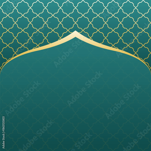 Islamic Ornament Frame and Pattern