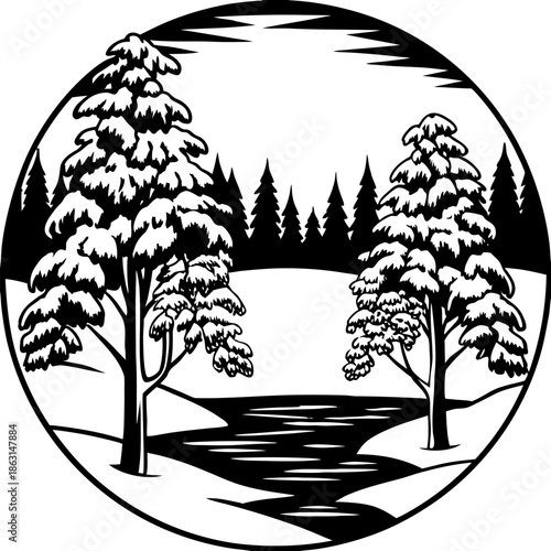 Winter Wonderland Scene