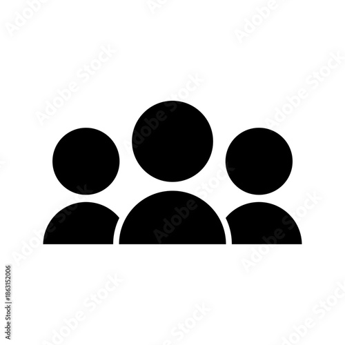 Teams icon. Comunity sign. Vector illustration