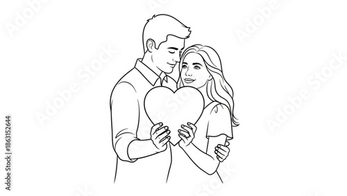 Mother lovingly holding her child in a warm family illustration