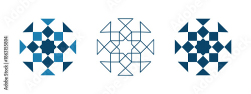 Moroccan Geometric Tile Pattern Seamless Islamic Mosaic Background