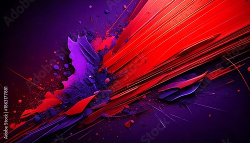 Abstract grunge background with colorful paint splashes and bright fire waves creates a dark textured art illustration for a motion wallpaper design