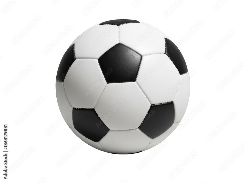 Fototapeta premium Soccer ball isolated on transparent background