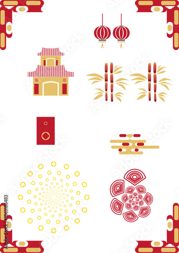 Traditional Lunar New Year & Chinese Cultural Graphic Asset Collection