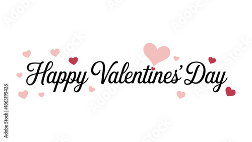 Valentine's Day Greeting: Express love with a heart-filled message. Perfect for cards, posters, and more. Celebrate the occasion