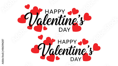 Valentine's Day Greeting Cards: Elegant greeting cards with a design of hearts celebrating the spirit of Valentine's Day. 