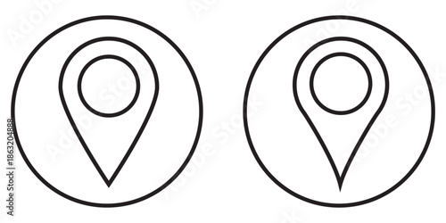 Black check mark location pin representing completion, approval, or destination success.