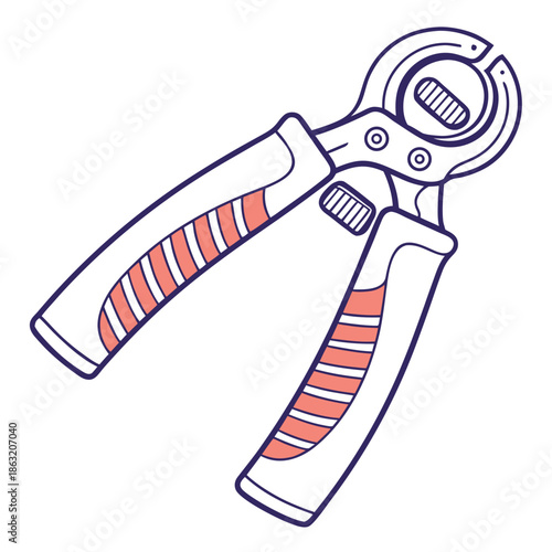 Sports Conditioning Tool Spring Hand Exerciser Grip Icon