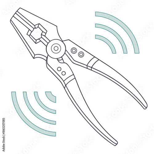 Personal Smart Utility Gesture Sensor Icon