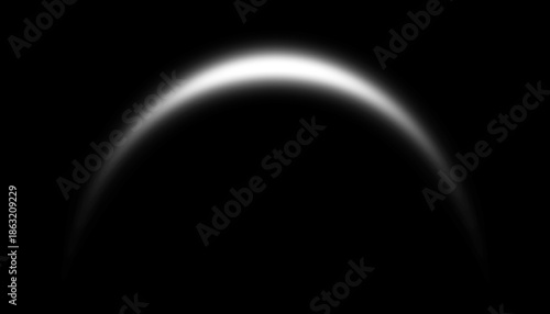 White lens flare light curve