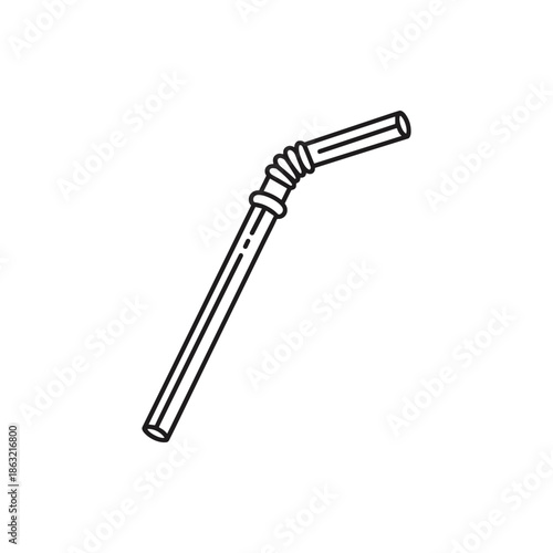 Simple line drawing of a pipe