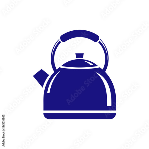 blue kettle icon