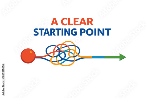 A clear starting point: navigating complexity to simplicity with an arrow guide