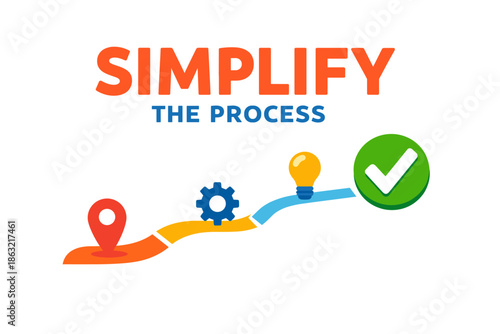 Simplify the process: efficient workflow with iconic symbols