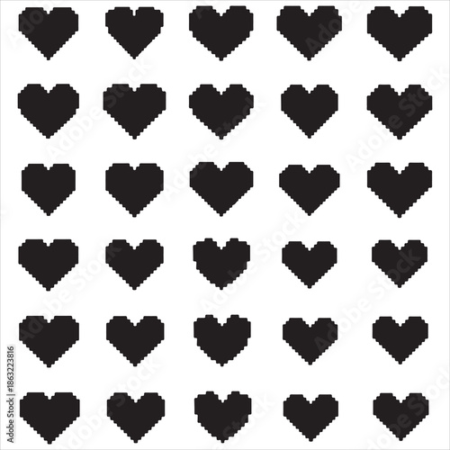 Collection of industrial safety and construction related graphic pattern 