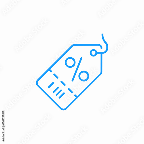 discount price tag icon sign vector