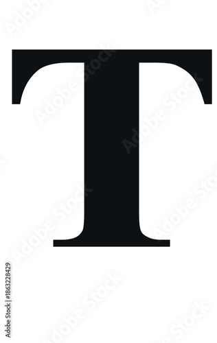 Minimal font icon representing typography and text settings for UI UX design, web and mobile app interface, graphic editor tools, digital content creation, infographic layout, and visual communication