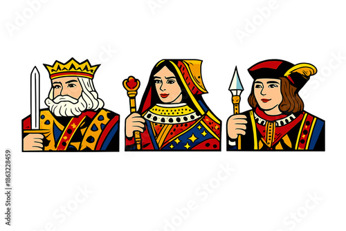 Playing Card Royalty Illustration