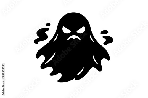 Dark Center with Fading Light Rays