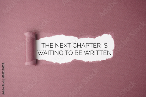 Photography The next chapter is waiting to be written