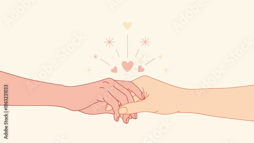 Hands Holding Love Heart.