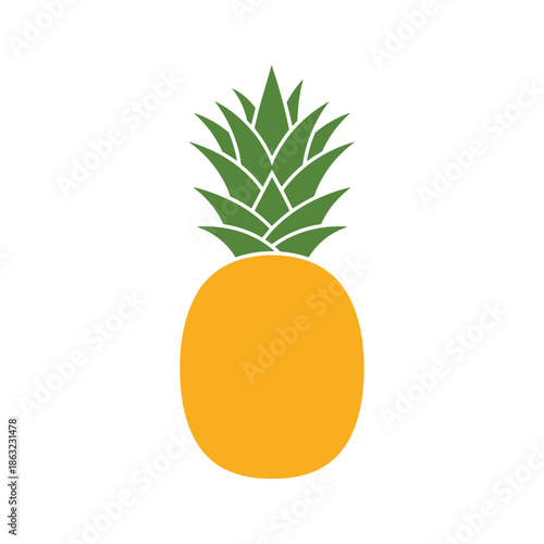 Illustration of a pineapple Vector