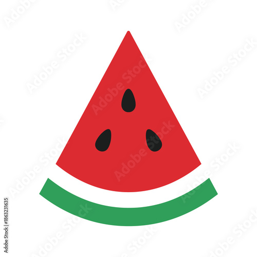 Sliced watermelon Vector
