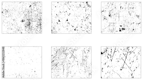 Dirty borders collection on white background. Design elements for banner, poster, flyer, invitation, card, social networks, blog posts, stories.
