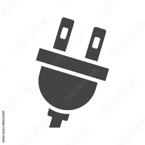 Electrical plug symbol Vector