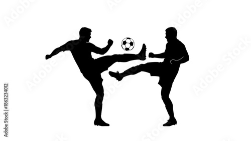 Vector illustration of a black silhouette of a young couple dancing and a woman in a white dress alongside a running athlete and fitness runner showing the evolution of body exercise and sports