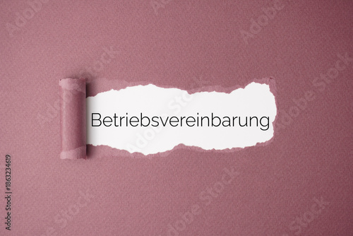 Betriebsvereinbarung