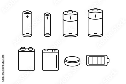 Collection of Battery Icons