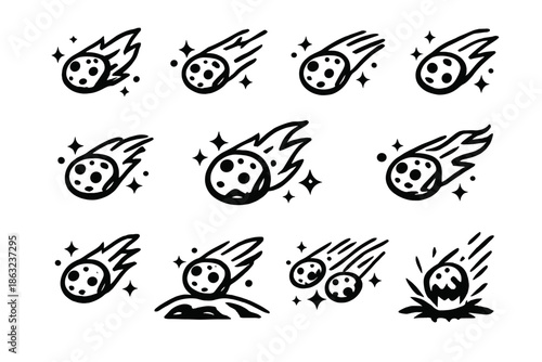 Meteor Icons Set