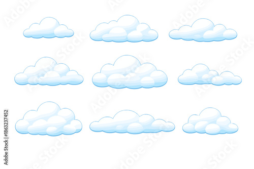 Bright, glowing clouds set against a dark, textured background