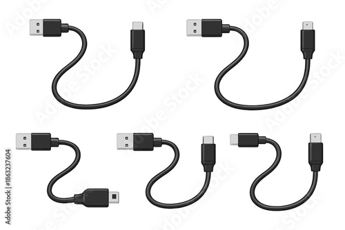 Variety of USB cables