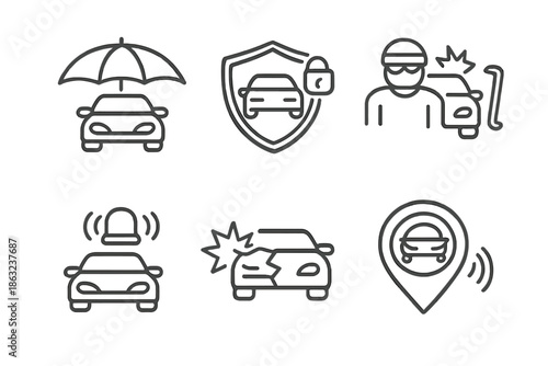 Car Icons Set