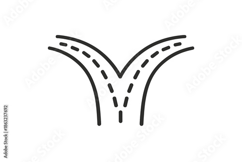 Fork in the Road Icon